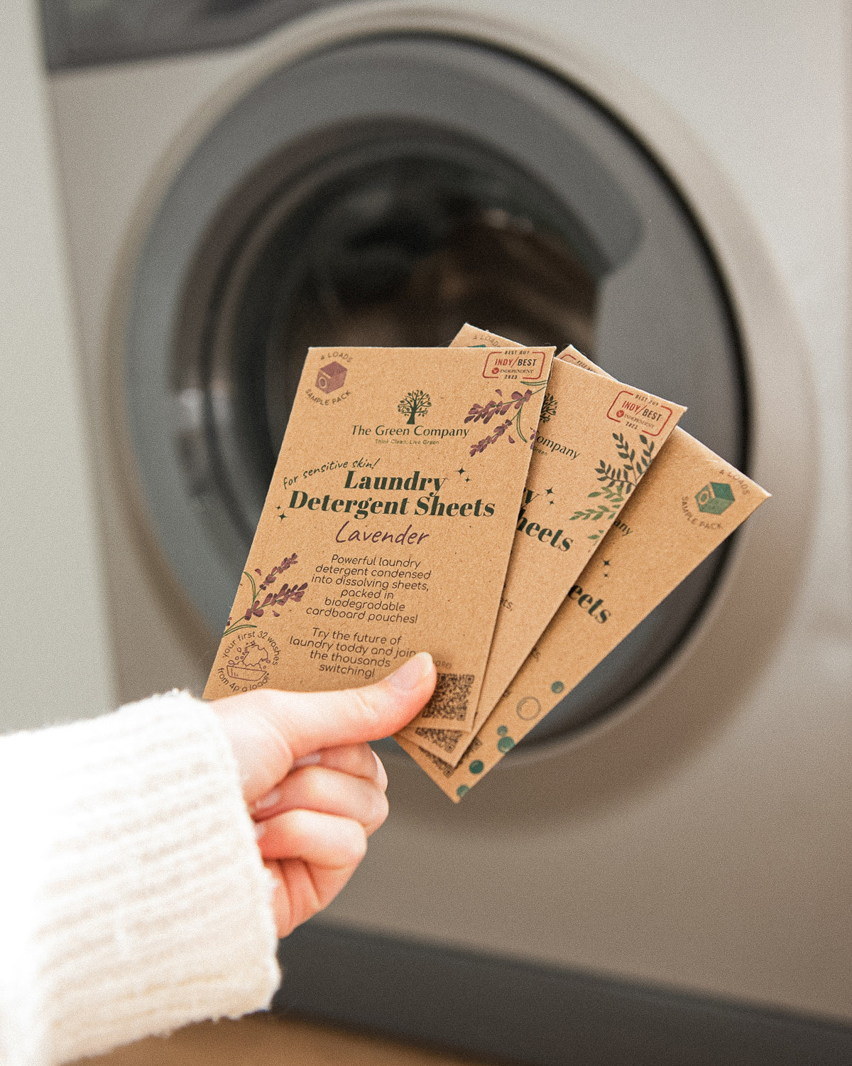 Eco Laundry Detergent Sheets Samples - 4 Loads